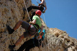 Abseiling in South Africa