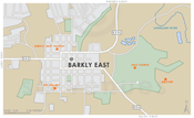 Street Level Barkly East Map