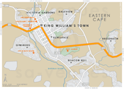 Street Level King Williams Town Map