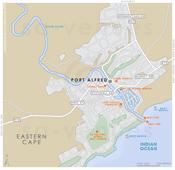 Street Level Port Alfred Map