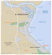 Street Level St Francis Bay Map