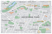 Street Level Auckland Park Map