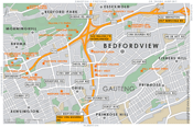 Street Level Bedfordview Map