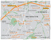 Street Level Bryanston Map