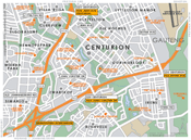 Street Level Centurion Map
