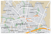 Street Level Fourways Map