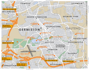 Street Level Germiston Map
