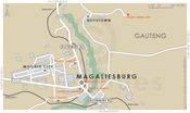 Street Level Magaliesburg Map