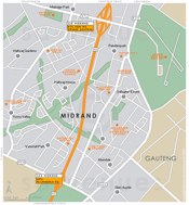 Street Level Midrand Map