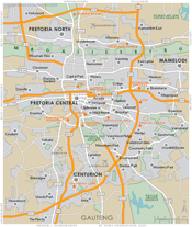 Street Level Pretoria Map