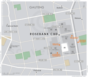 Street Level Rosebank Map