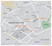 Street Level Sandton Map