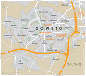 Street Level Soweto Map