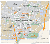 Street Level Vanderbijlpark Map