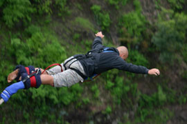 Rishikesh bungee jumping