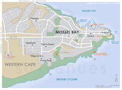 Street Level Mossel Bay Map