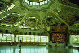Inside the Temple of Understanding in Chatsworth