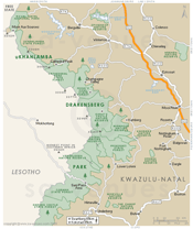 Drakensberg Map