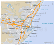 Greater Durban Map