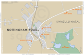 Street Level Nottingham Road Map