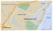 Street Level Pennington Map