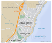 Street Level Shelly Beach Map