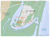 Street Level St Lucia Map