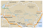 Street Level Valley of 1000 Hills Map