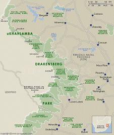 Click to view � Drakenberg Game & Nature Reserves Map