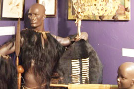 Display at Talana Museum