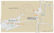 Street Level Lephalale Map