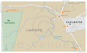 Street Level Vaalwater Map