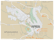 Street Level Barberton Map