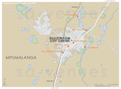 Street Level Dullstroom Map