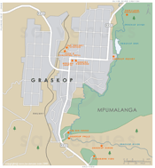 Street Level Graskop Map
