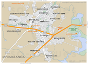 Street Level Witbank Map
