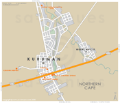Street Level Kuruman Map