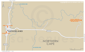 Street Level Sutherland Map