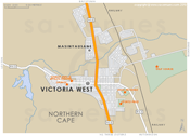 Street Level Victoria West Map