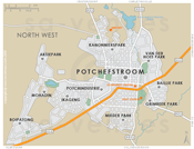 Street Level Potchefstroom Map