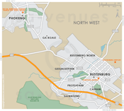 Street Level Rustenburg Map