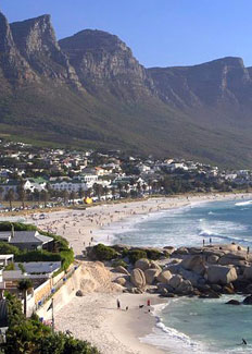 Popular Camps Bay on the Atlantic Seaboard