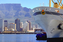 Cape Town seen from the Harbour