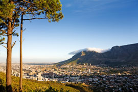 View of Cape Town City Bowl