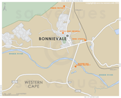 Street Level Bonnievale Map