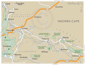 Breede River Valley Map