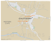 Street Level Calitzdorp Map