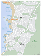 Street Level Camps Bay Map