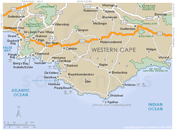 Cape Overberg Map