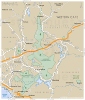 Cape Winelands Map